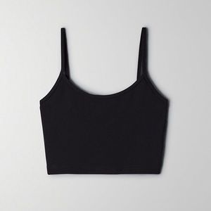NWT Aritzia Black Cropped Tank